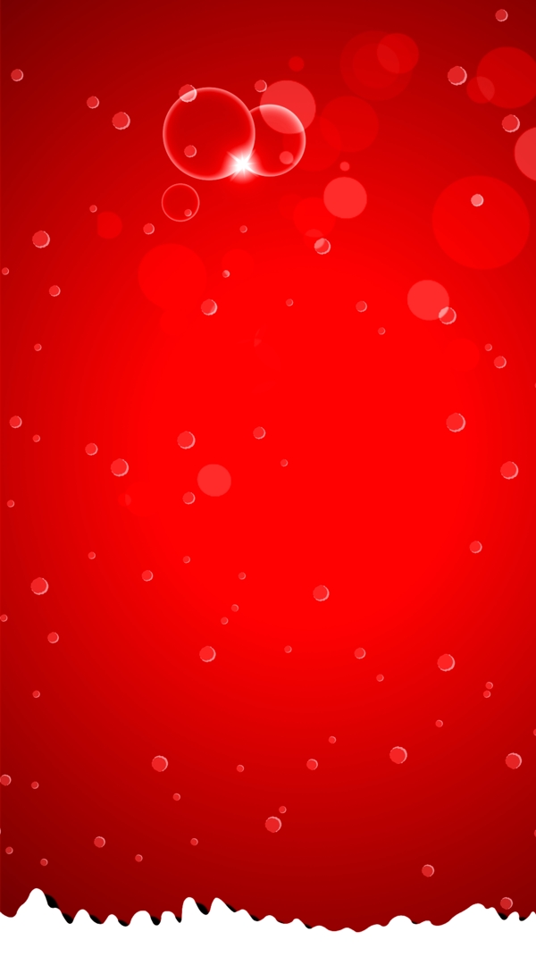 红色背景圣诞宣传单背景