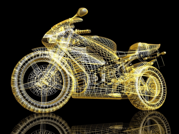 3D摩托车图片