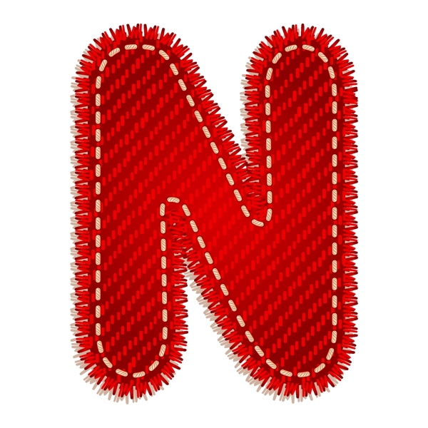 红色字母N