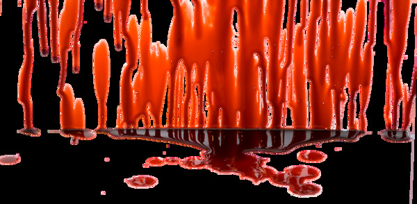红色斑斑血迹免抠png透明图层素材
