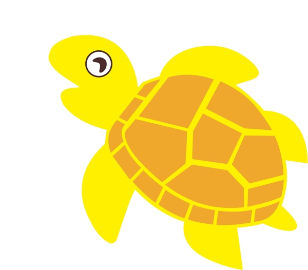 海洋生物可爱乌龟
