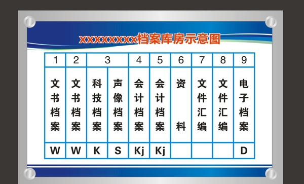 庫房示意圖