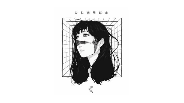 彩色動(dòng)漫人物插畫背景