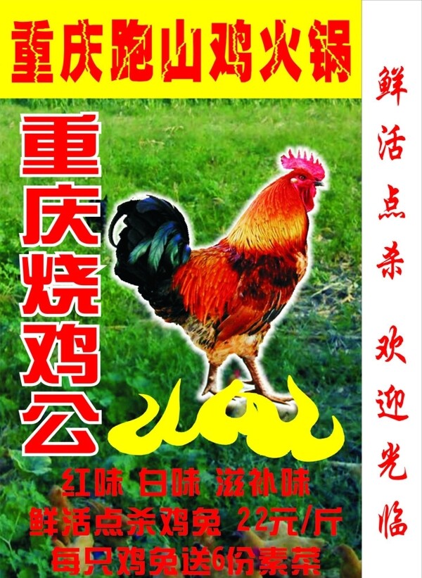 重慶燒雞公燈箱