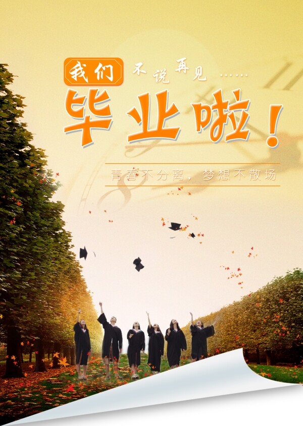 我們畢業(yè)啦海報(bào)