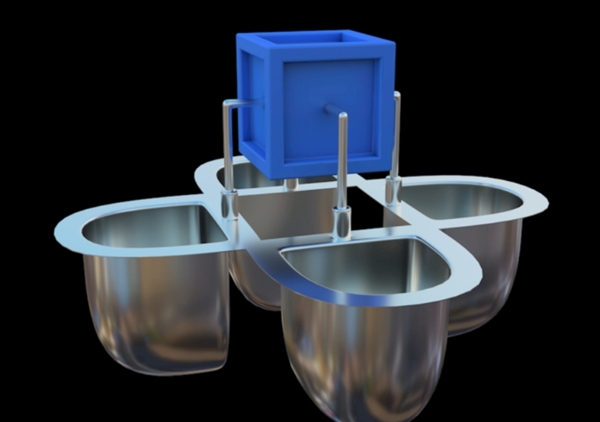 C4D水槽模型