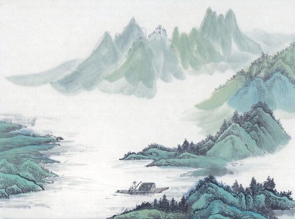 水墨山水畫(huà)圖片