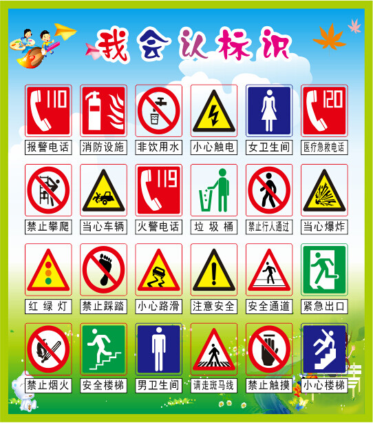 常用標(biāo)識(shí)交通標(biāo)志