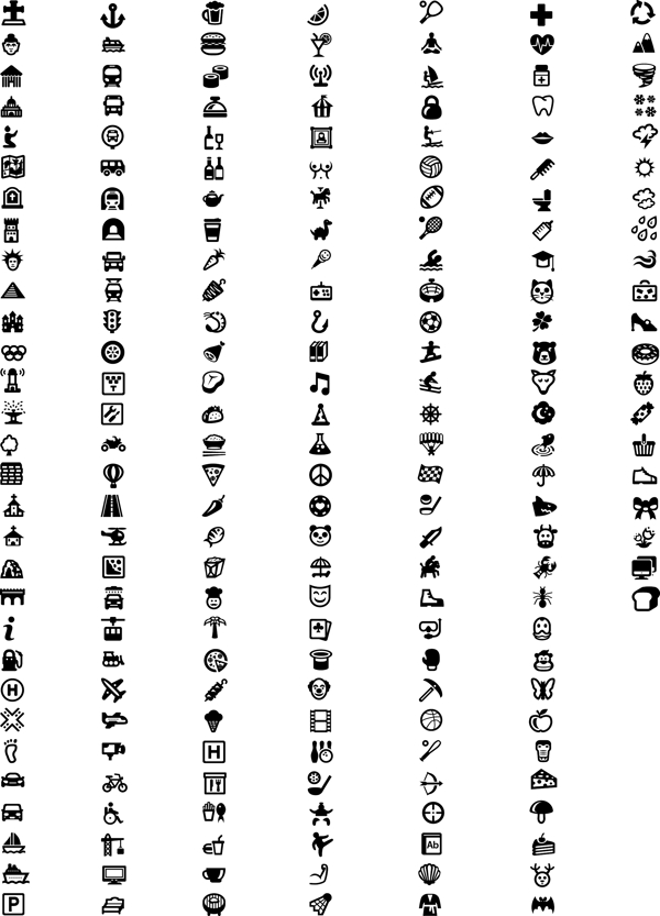 圖標(biāo)匯總矢量圖素材
