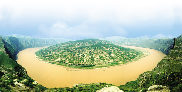 黄河第一湾图片