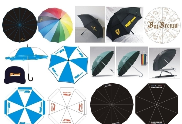 雨伞帽子素材集合