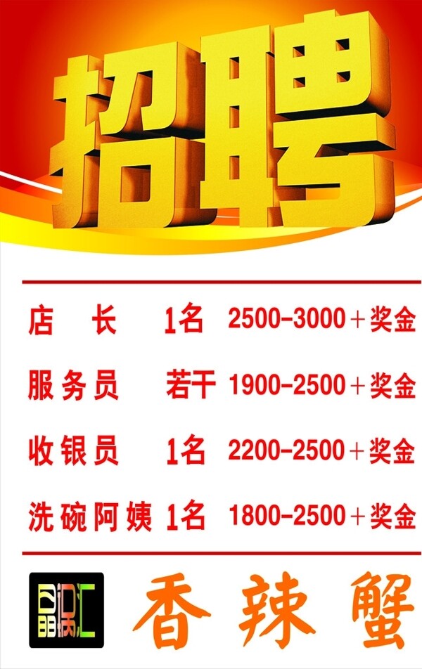 餐廳招聘圖片