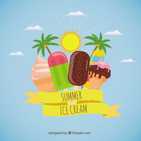夏季夏季冰淇淋