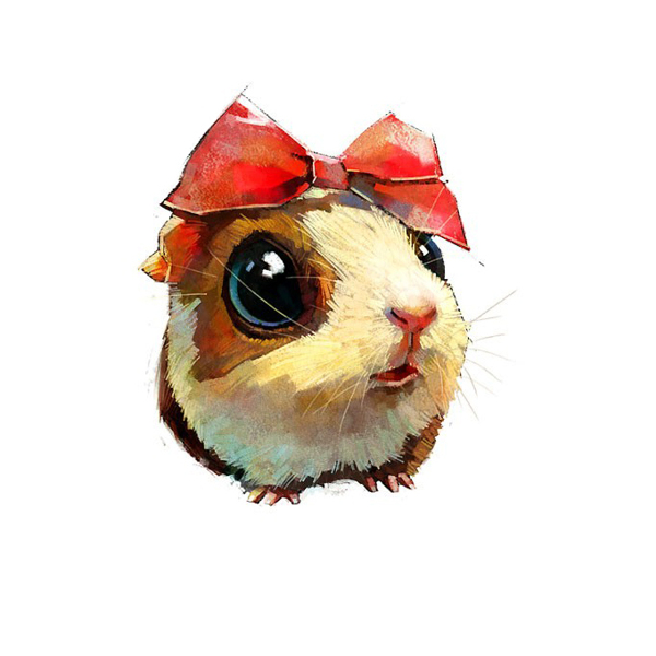 位圖插畫藝術效果水彩動物免費素材