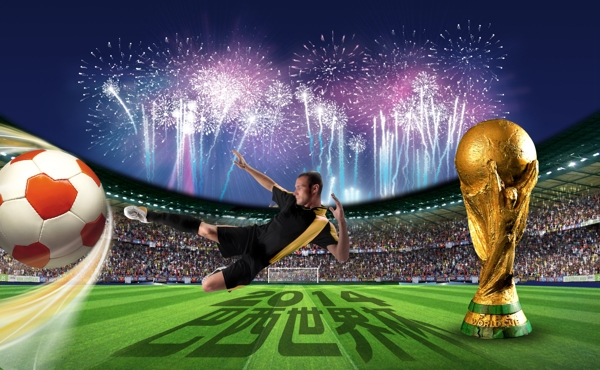 世界杯购物促销海报设计PSD素材
