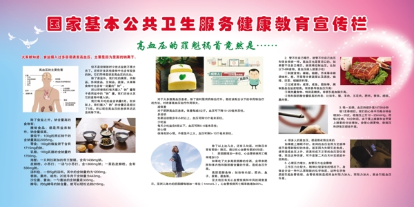 健康教育宣传栏健康展板