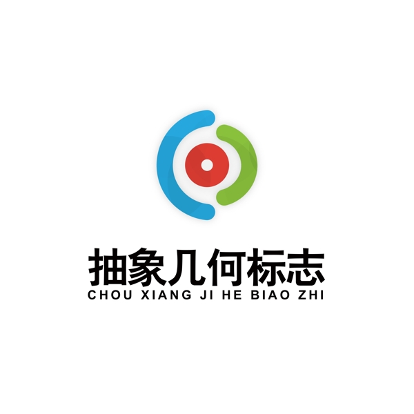抽象幾何圖案logo
