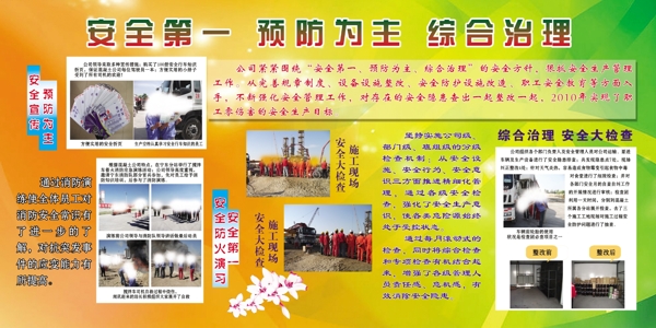 安全展板圖片