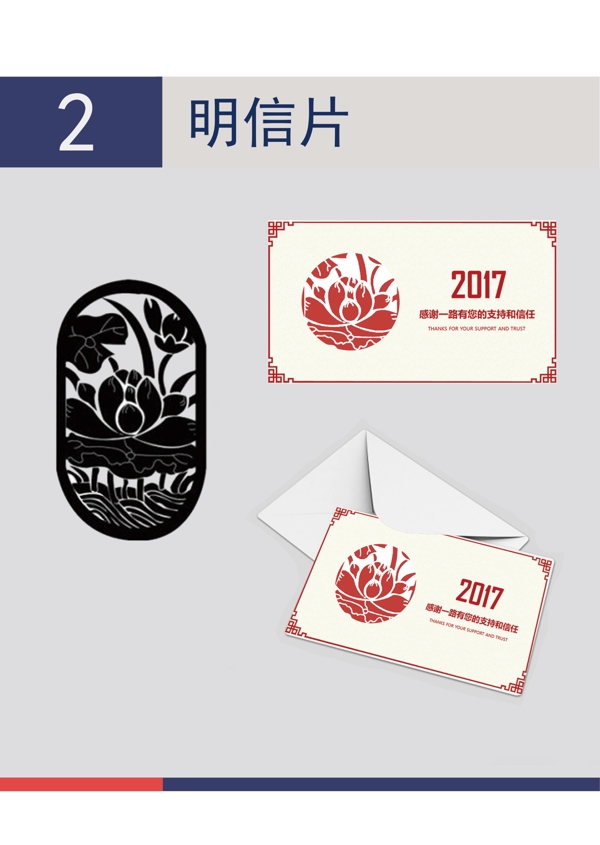2.明信片