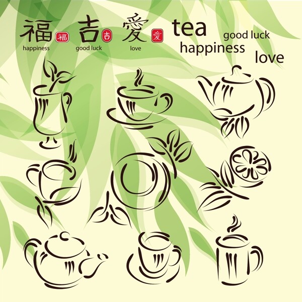 茶logo模板圖片