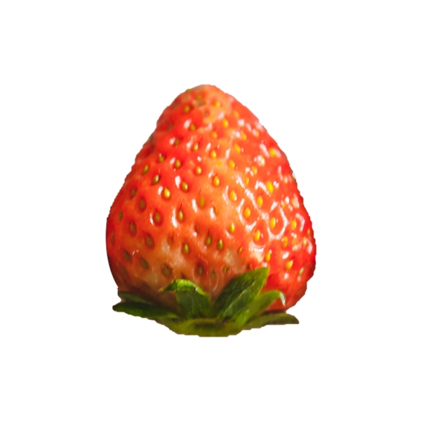 一个新鲜的草莓png