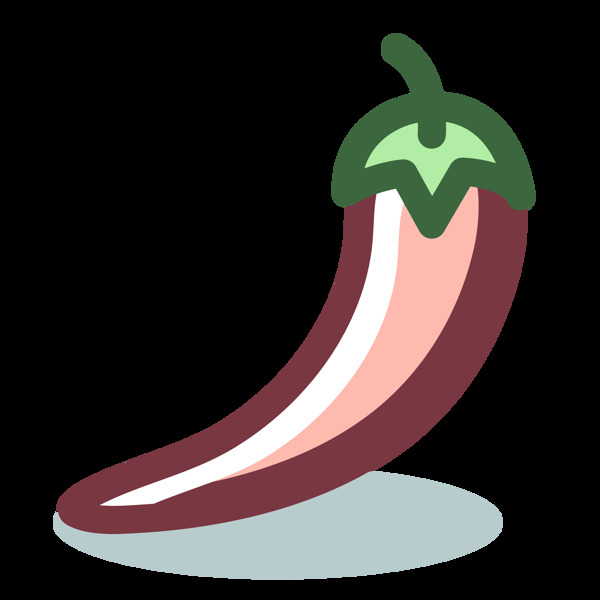 辣椒美食图标标志图形装饰素材