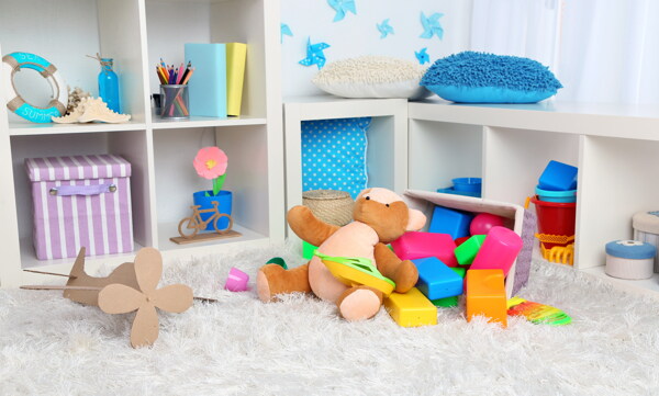儿童房玩具置物架