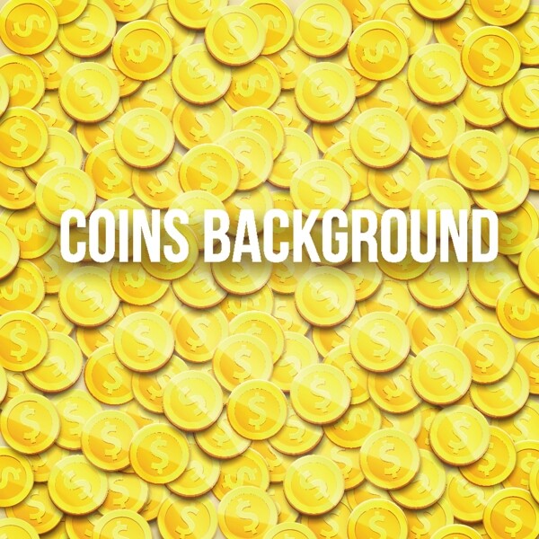 很多高質(zhì)量金幣素材矢量文件