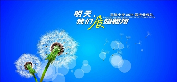 毕业典礼背景图片
