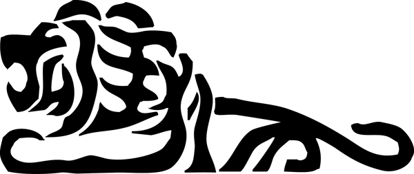 雄獅藝術(shù)字圖片