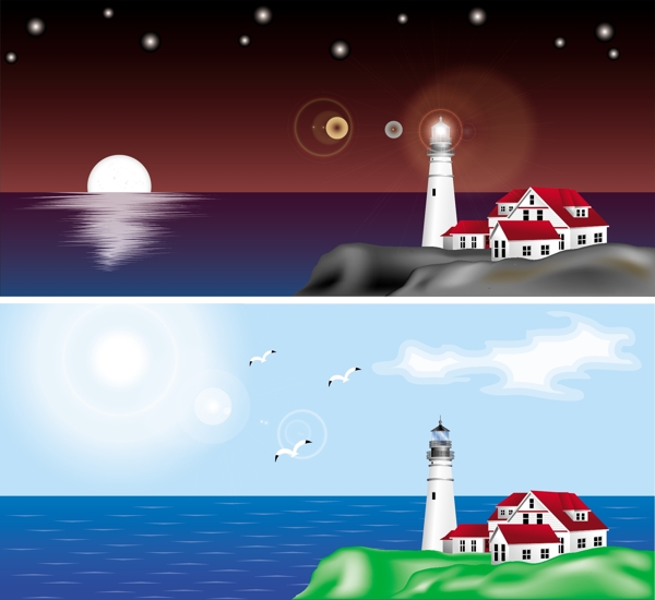 海鷗背景圖片