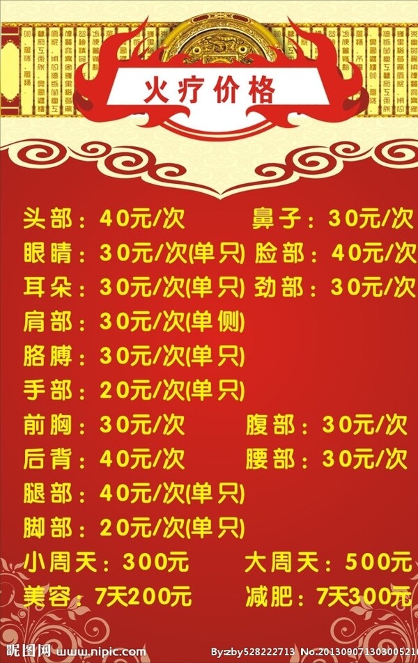 火療展板圖片