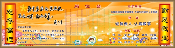 學(xué)校展板圖片