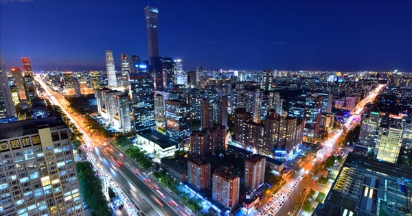 航拍中国城市发展