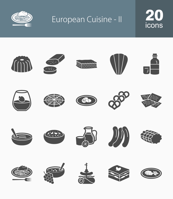 欧洲菜图标图片