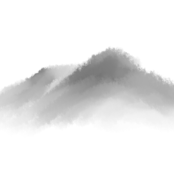 原創(chuàng)手繪水墨風(fēng)景可商用元素山