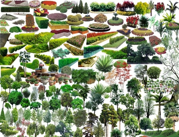 园林景观PSD素材后期设计图片