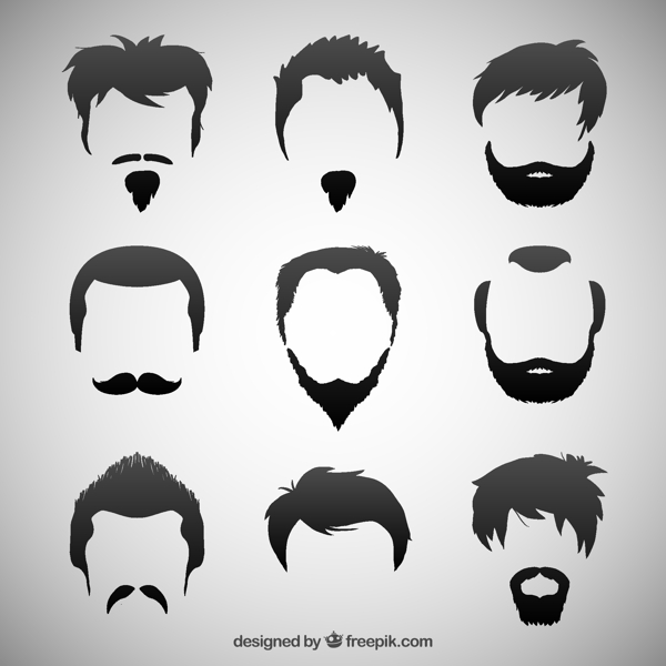 男子发式和胡子