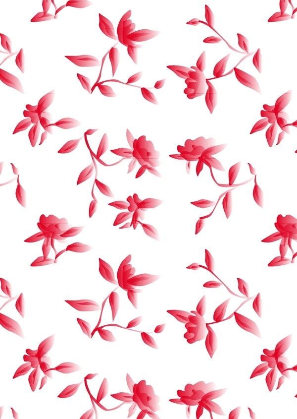 漸變色小碎花矢量素材圖片
