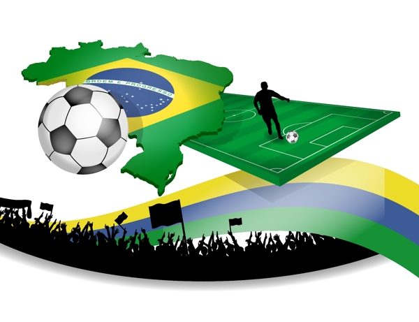 巴西足球素材