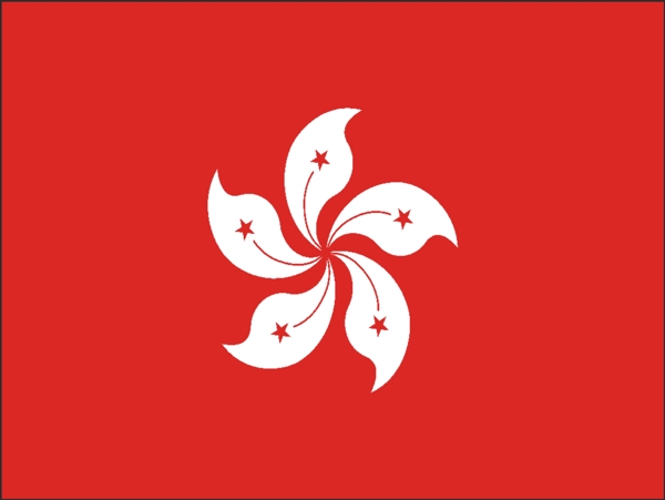 矢量香港区旗