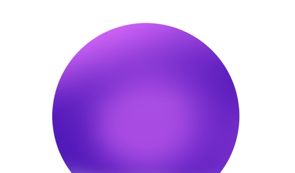 紫色圆球