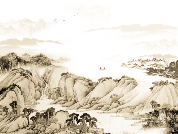 新中式背景墻