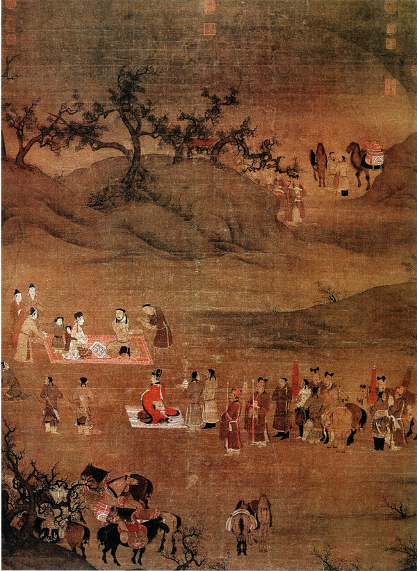 古代人物宮廷人物人物壁畫(huà)中國(guó)文化人物畫(huà)像中國(guó)風(fēng)中華藝術(shù)繪畫(huà)