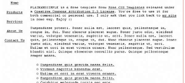 簡單明了信息介紹網(wǎng)頁模板