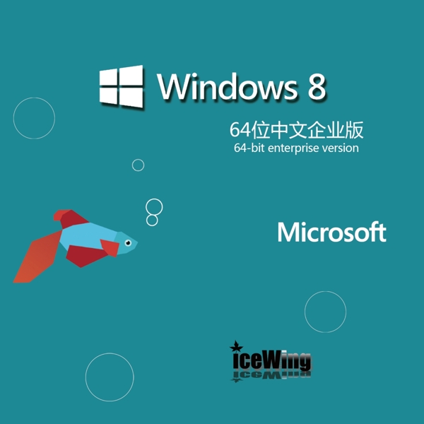 Windows8光盘封面设计