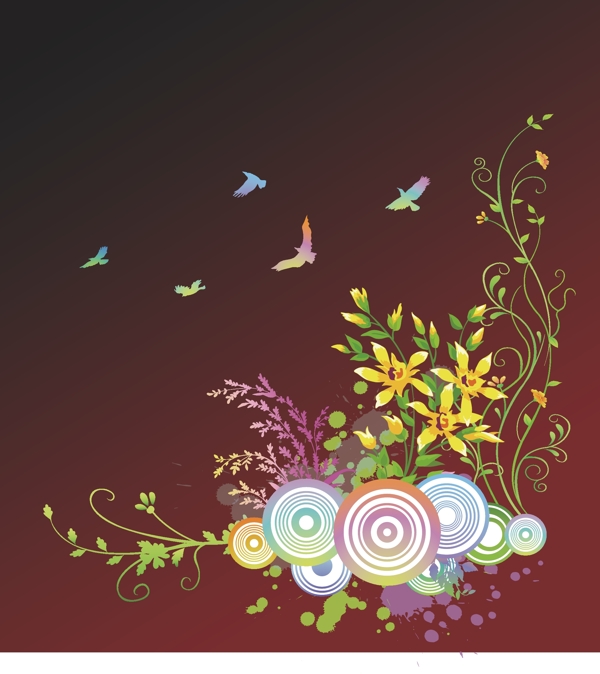 AI源文件矢量圖片圖案邊框分層圖片邊框線條美麗點(diǎn)綴花紋底紋圓圈日韓盛典艷麗花紋
