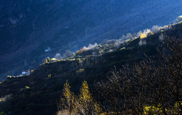 四川丹巴秋景