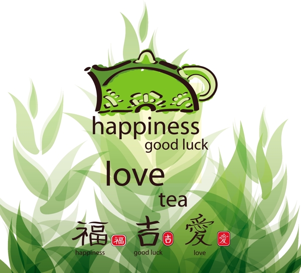 綠葉中國(guó)風(fēng)矢量素材下載