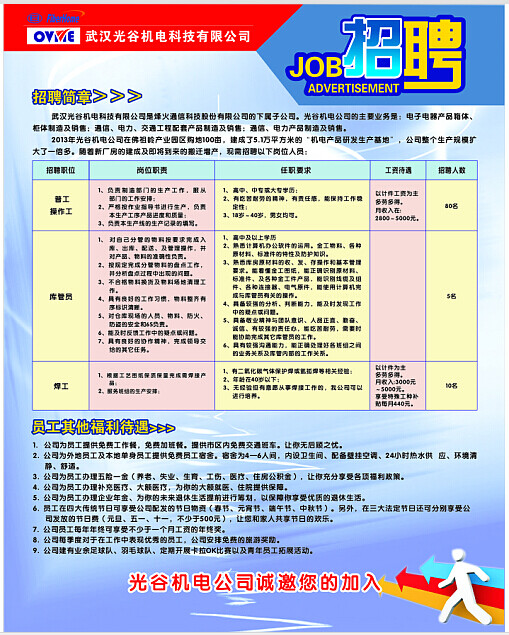 招聘海報